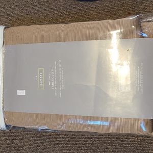 JCP HOME 60" x 84" OBLONG TABLE CLOTH BY JCP HOME